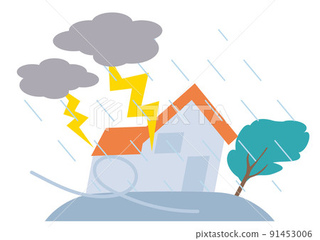 Storm illustration 91453006