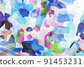 Abstract beautiful elegant watercolor texture 91453231