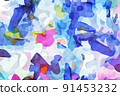 Abstract beautiful elegant watercolor texture 91453232