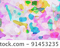 Abstract beautiful elegant watercolor texture 91453235