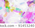 Abstract beautiful elegant watercolor texture 91453240