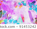 Abstract beautiful elegant watercolor texture 91453242