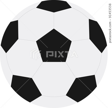 Illustration material soccer ball vector 91453538