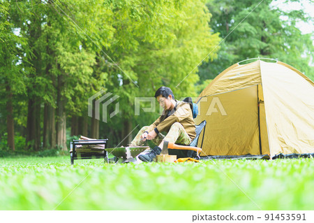 camp, camping, male 91453591