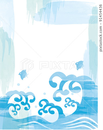 Watercolor style shaved ice goodwill 91454436