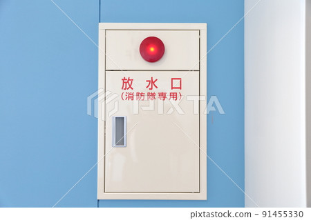 Fire outlet of firefighting equipment only for fire brigade Fire outlet of firefighting equipment only for fire brigade 91455330