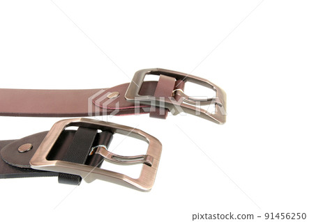 Isolated belt buckle on white background Isolated belt buckle on white background 91456250