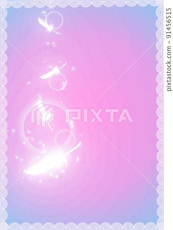 Feeling that shining feathers are falling down Pink light blue Feeling that shining feathers are falling down Pink light blue 91456515