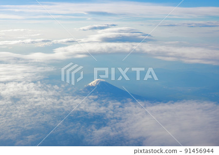 從空中看富士山 91456944