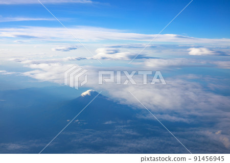 從空中看富士山 91456945