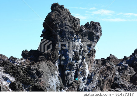 大浦洞柱狀節理、柱狀節理、波浪、熔岩、旅遊勝地、懸崖、海岸、田野、蒲葦、 大浦洞柱狀節理、柱狀節理、波浪、熔岩、旅遊勝地、懸崖、海岸、田野、蒲葦、 91457317
