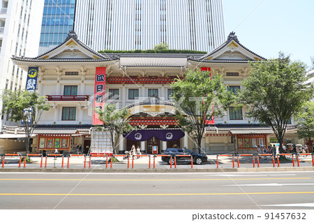 Kabuki-za theater Kabuki-za theater 91457632