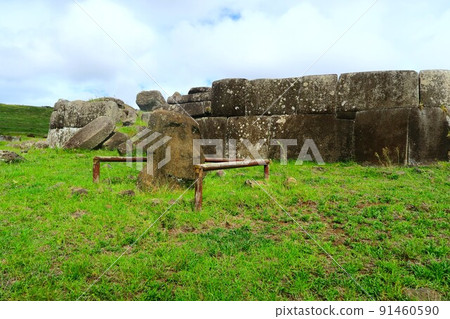 Easter Island Ahu Binap Easter Island Ahu Binap 91460590