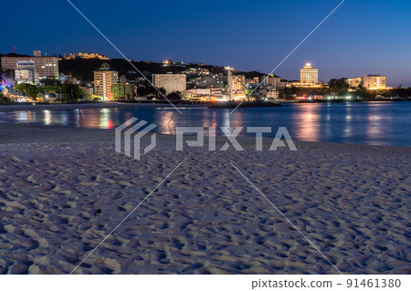 《Wakayama Prefecture》 Sunset Shirahama beach, Nanki Shirahama 91461380