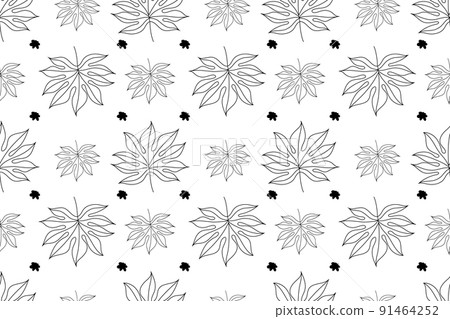 Paper Leaf Background 91464252