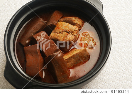 Mala duck blood, mala stinky tofu, mala tofu, duck blood 91465344