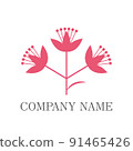 Flower bouquet logo mark 91465426