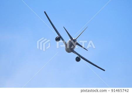 KC-767空中加油機機動飛行 91465742