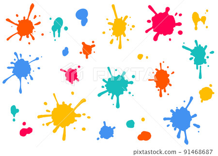 矢量material_paint_colorful 91468687