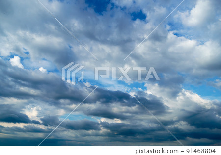 background of dark dramatic sky with stormy clouds background of dark dramatic sky with stormy clouds 91468804