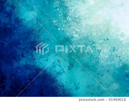 Deep sea watercolor texture background Deep sea watercolor texture background 91469018