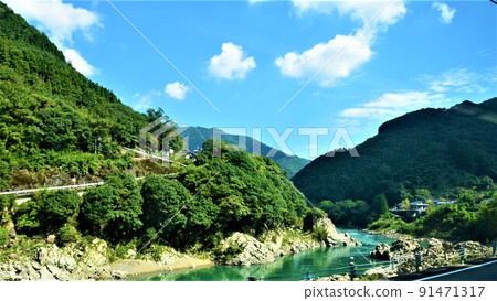 Landscape of Tamagawa river 91471317