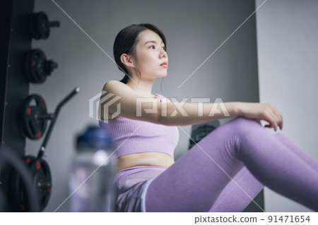 Sports gym portrait 91471654
