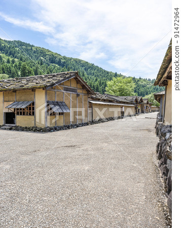Ruined Valley Asakura ruins Restoration townscape 91472964