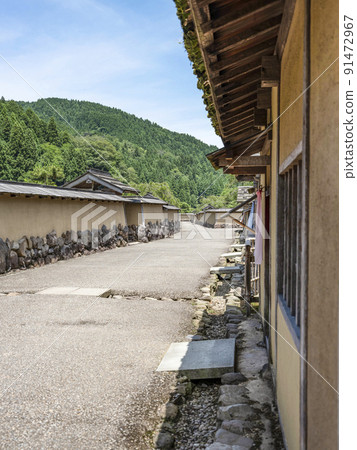 被破壞的谷Asakura廢墟恢復街道 被破壞的谷Asakura廢墟恢復街道 91472967