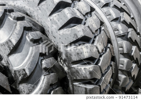 the texture of rubber tires from large trucks the texture of rubber tires from large trucks 91473114