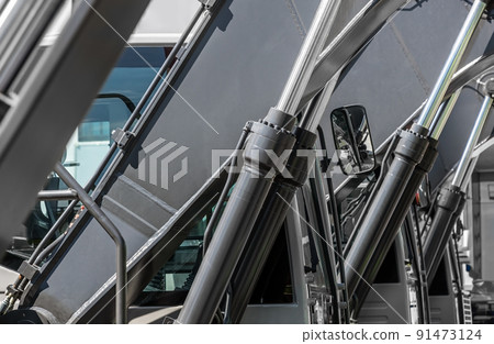 Hydraulic piston system for tractors, bulldozers, excavators Hydraulic piston system for tractors, bulldozers, excavators 91473124