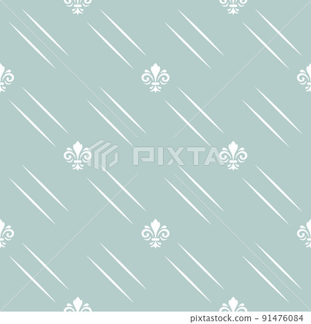 Orient Damask Seamless Vector Background With Arabesques 91476084