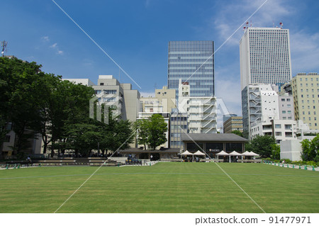 南池袋公園和周邊的街景 南池袋公園和周邊的街景 91477971