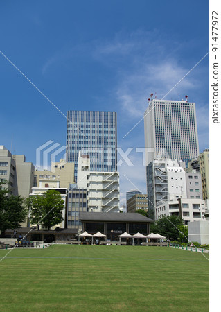 南池袋公園和周邊的街景 南池袋公園和周邊的街景 91477972