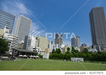 南池袋公園和周邊的街景 南池袋公園和周邊的街景 91477975