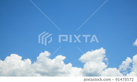 藍天和夏天的雲彩 1 藍天和夏天的雲彩 1 91478572