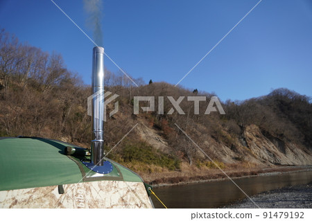 Enjoy the outdoor sauna in the river Enjoy the outdoor sauna in the river 91479192