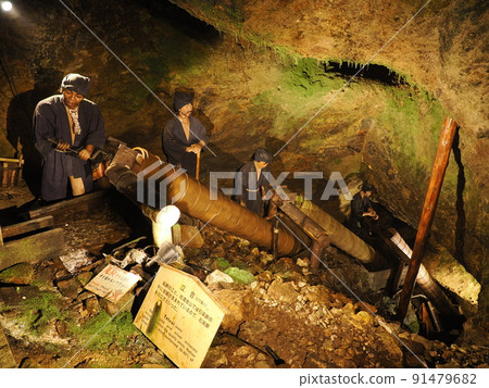 Sado Gold Mine Sotafu Pit (Edo Gold Mine Picture Scroll Course) Tachiai 91479682