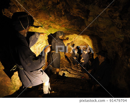 佐渡金山小田湯坑(江戶金山畫捲路線)蒔切 佐渡金山小田湯坑(江戶金山畫捲路線)蒔切 91479704