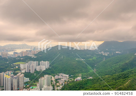 the TKO Town, with Junk Bay, hong kong 30 April 2022 91482458