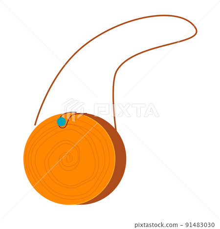 Wicker summer bag - modern flat design single isolated object Wicker summer bag - modern flat design single isolated object 91483030