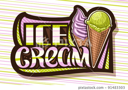 Vector logo for Ice Cream 91483303