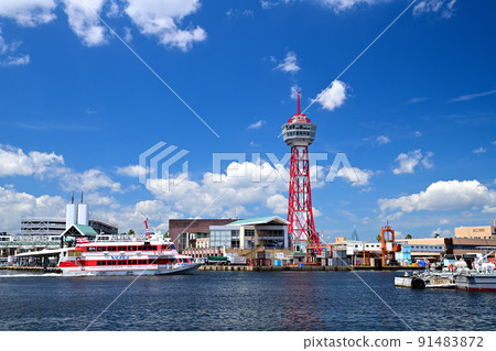 福岡博多港塔的風景 91483872