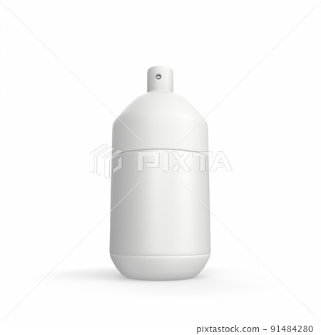 white plastic bottle 3d modelling 91484280