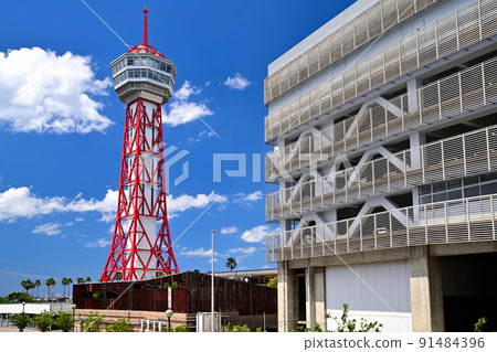 福岡市博多港塔的風景 91484396