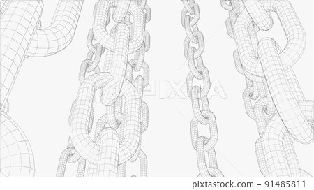 Blockchain digital technology. Big data vector background. Cryptocurrency technology vector background. 91485811