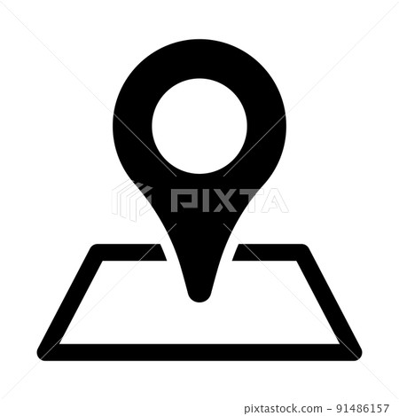 Map pin icon 91486157