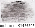 Abstract black white texture on white paper 91486895