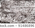 Abstract black white texture on white paper 91486896