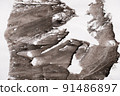Abstract black white texture on white paper 91486897